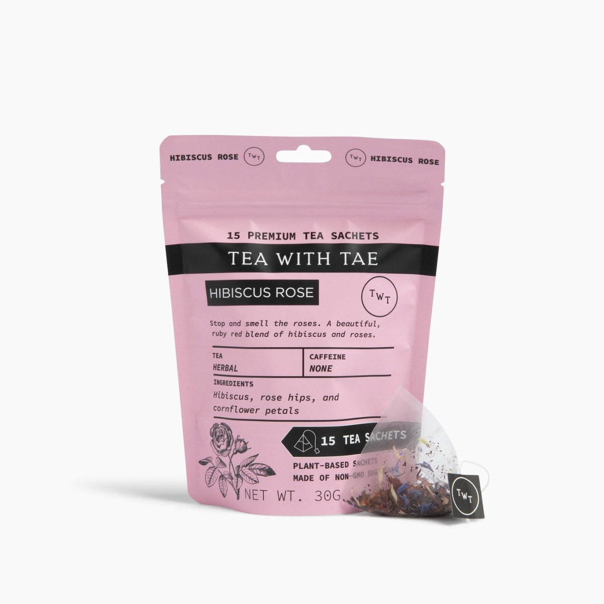 Hibiscus Rose Pouch (15 tea bags) - Tea with Tae