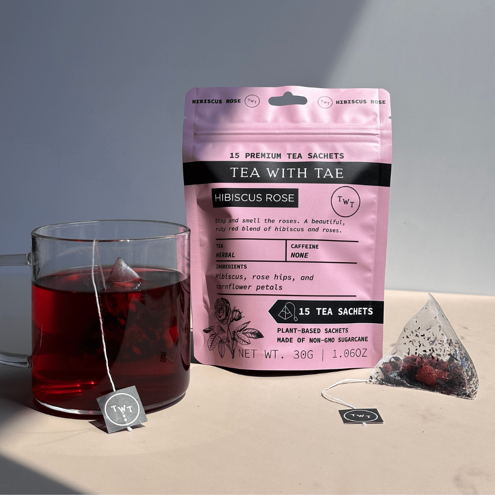Hibiscus Rose Pouch (bundle) - Tea with Tae