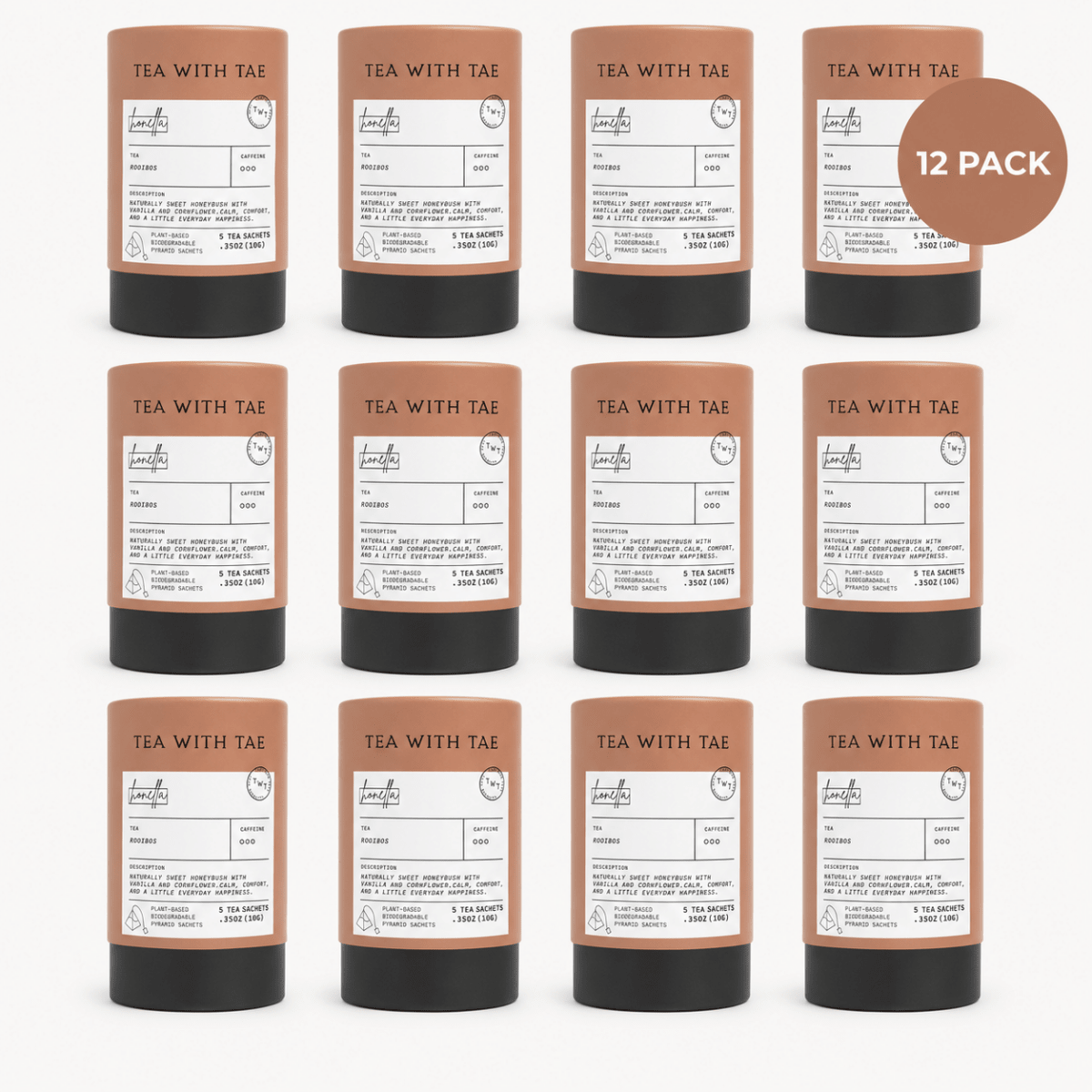 Honella Mini Tea Tube (5 tea bags) - Tea with Tae