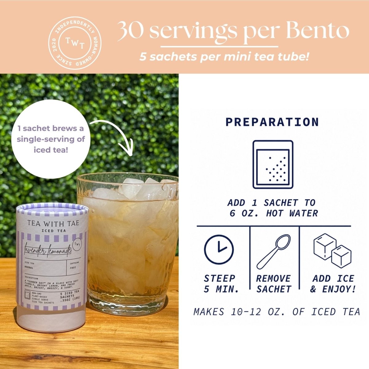 Iced Tea Bento Box - Tea with Tae