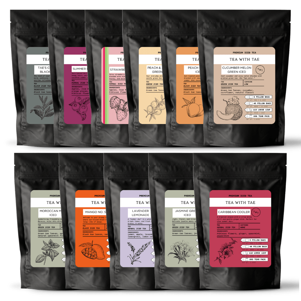 Iced Tea Loose Leaf Tear Packs (80g) - Tea with Tae