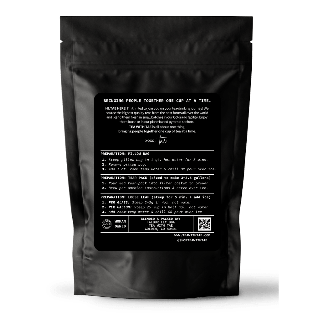 Iced Tea Loose Leaf Tear Packs (80g) - Tea with Tae
