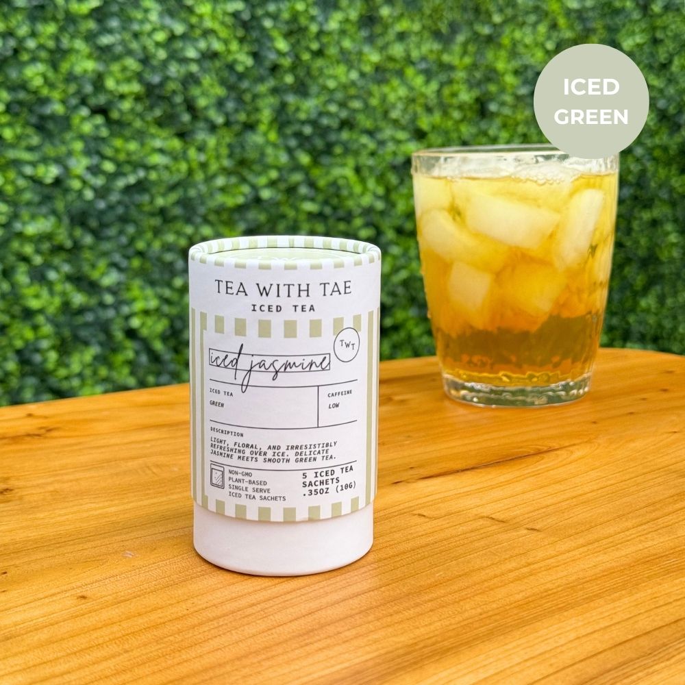 Jasmine Green Iced Mini Tea Tube (5 iced sachets) - Tea with Tae