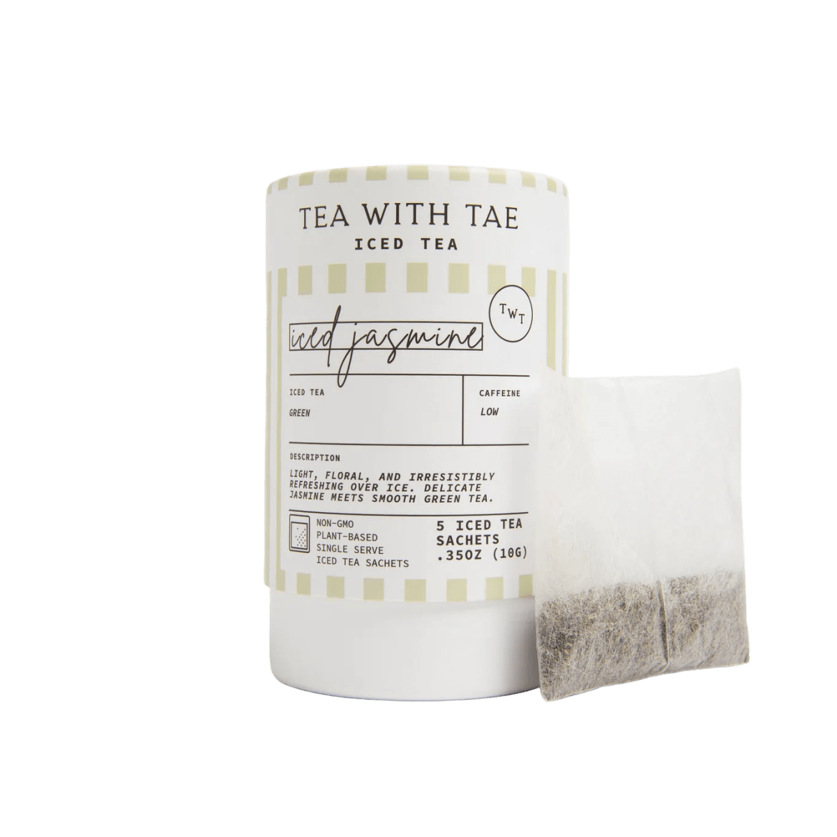 Jasmine Green Iced Mini Tube (5 iced sachets) - Tea with Tae