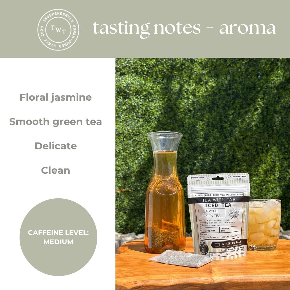 Jasmine Green Iced Tea Pouch - Tea with Tae