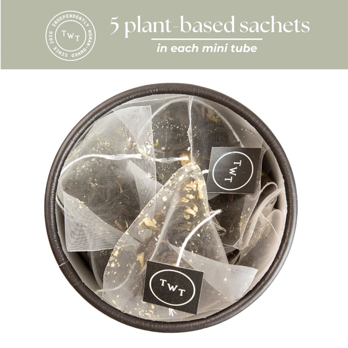 Jasmine Green Tea Mini Tea Tube (5 tea bags) - Tea with Tae