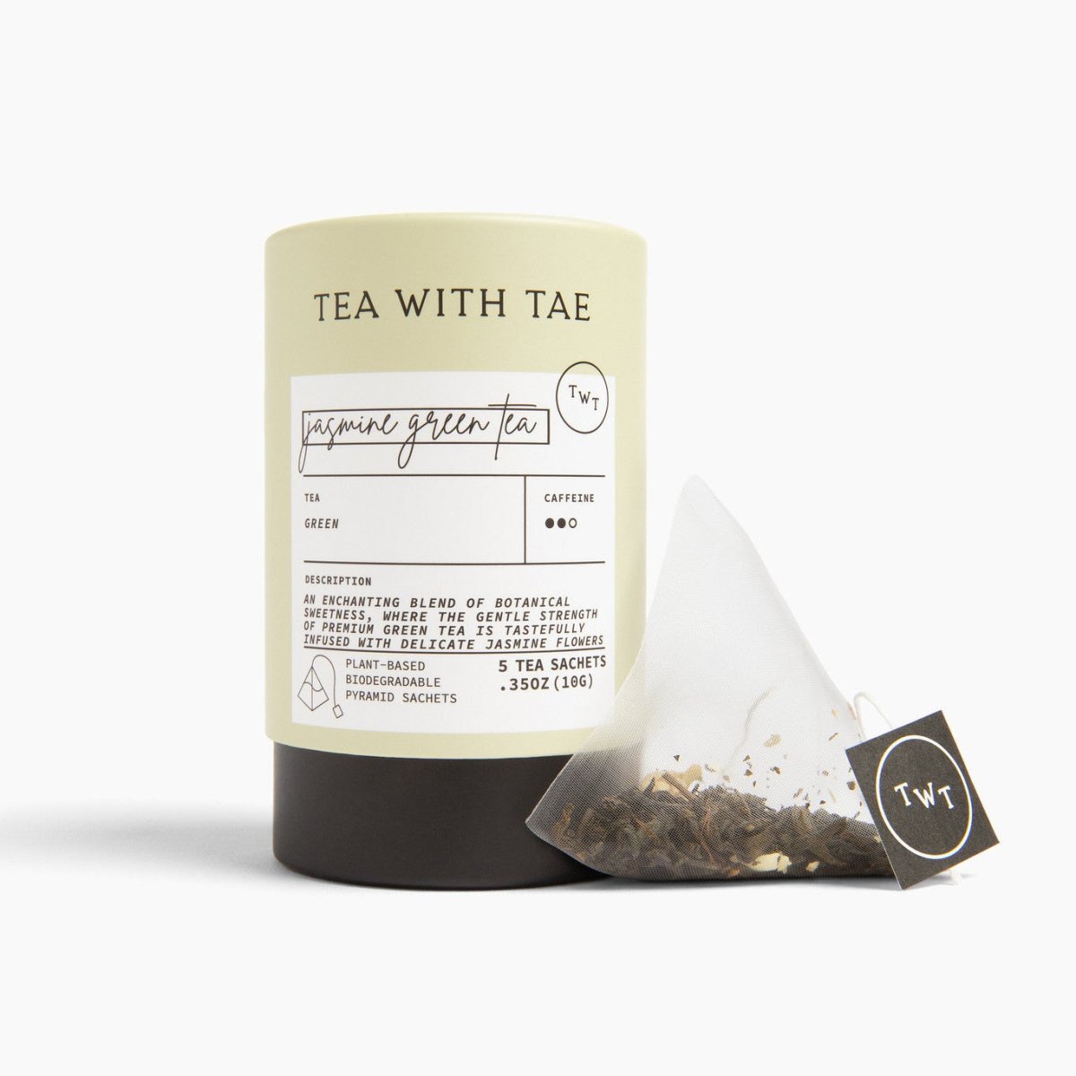 Jasmine Green Tea Mini Tube (5 tea bags) - Tea with Tae