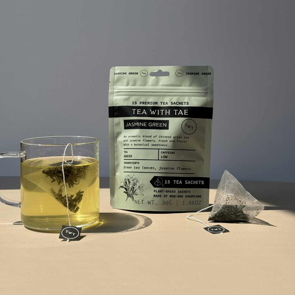 Jasmine Green Tea Pouch (bundle) - Tea with Tae