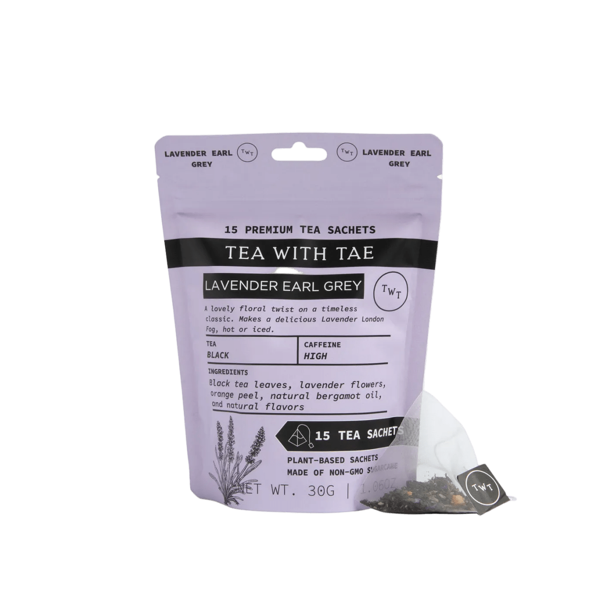 Lavender Earl Grey Pouch (15 tea bags) - Tea with Tae