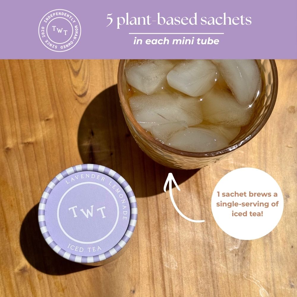 Lavender Lemonade Iced Mini Tea Tube (5 iced sachets) - Tea with Tae