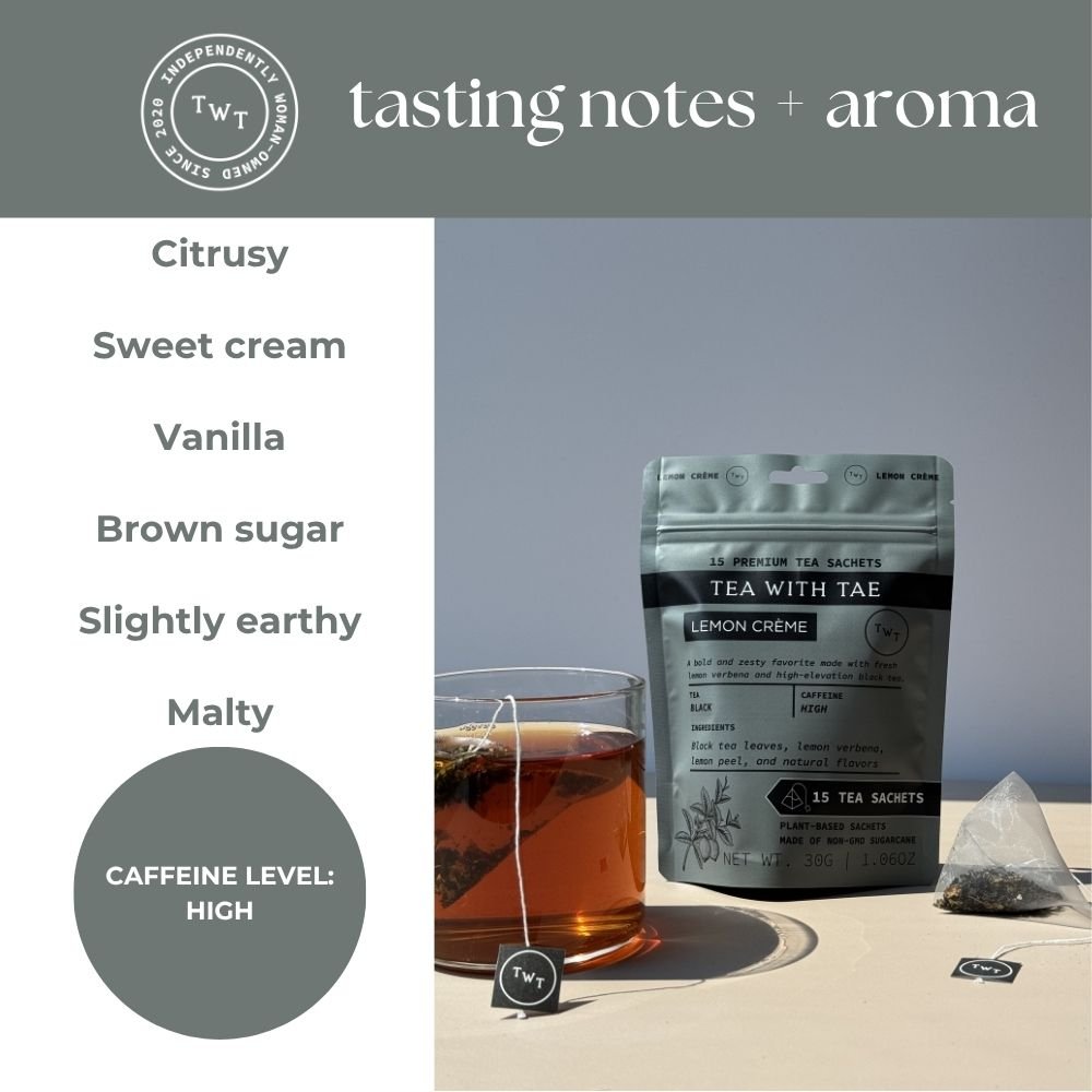 Lemon Crème Hot Tea Pouch - Tea with Tae