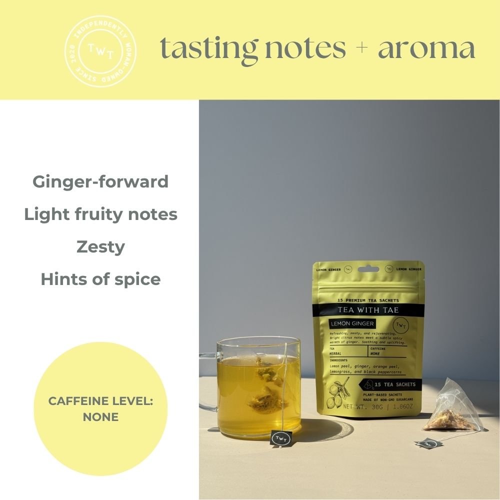 Lemon Ginger Hot Tea Pouch