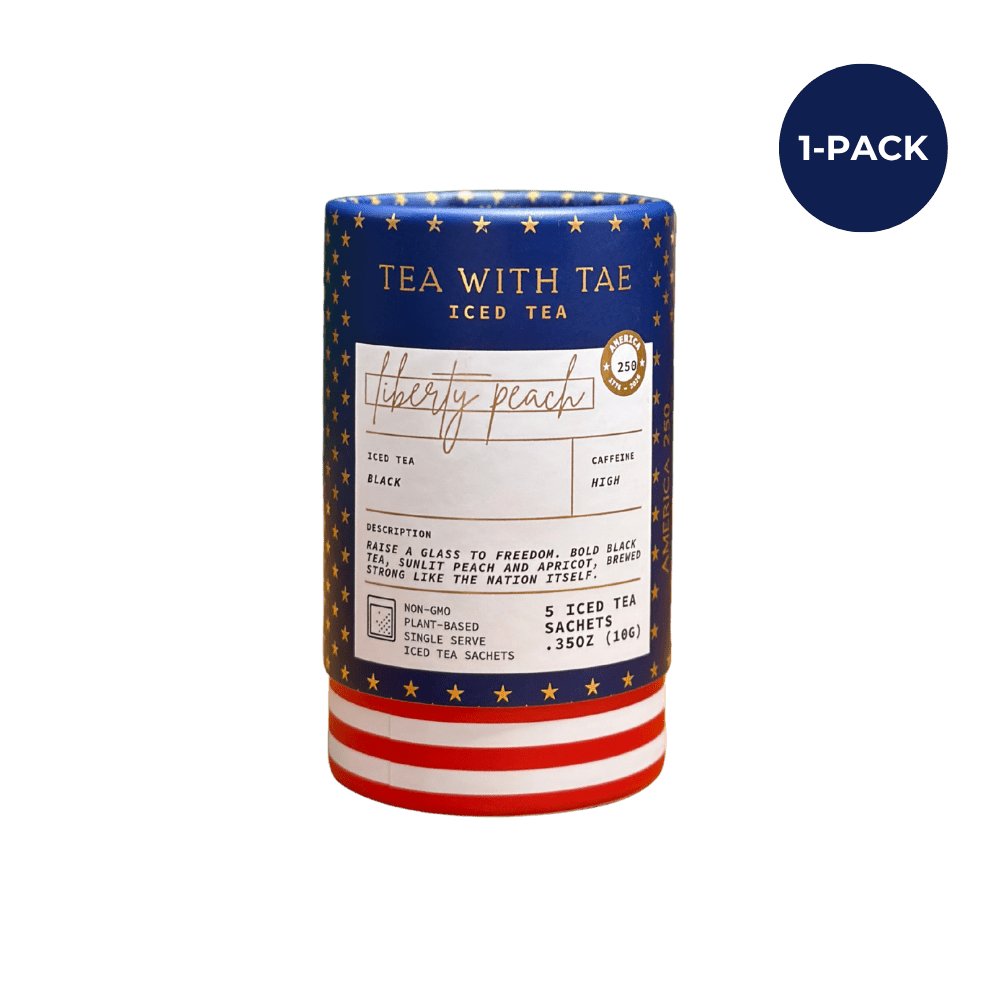 Liberty Peach Iced Mini Tea Tube (5 iced sachets) - Tea with Tae