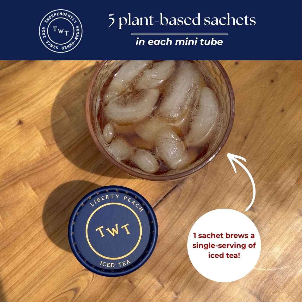 Liberty Peach Iced Mini Tea Tube (5 iced sachets) - Tea with Tae