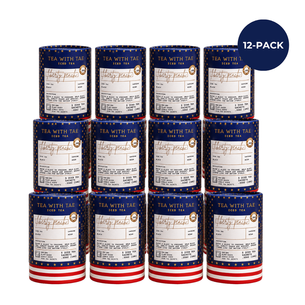 Liberty Peach Iced Mini Tea Tube (5 iced sachets) - Tea with Tae