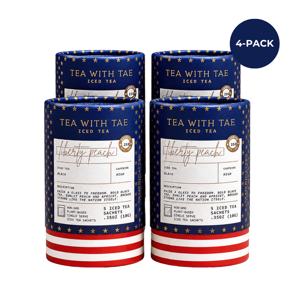 Liberty Peach Iced Mini Tea Tube (5 iced sachets) - Tea with Tae