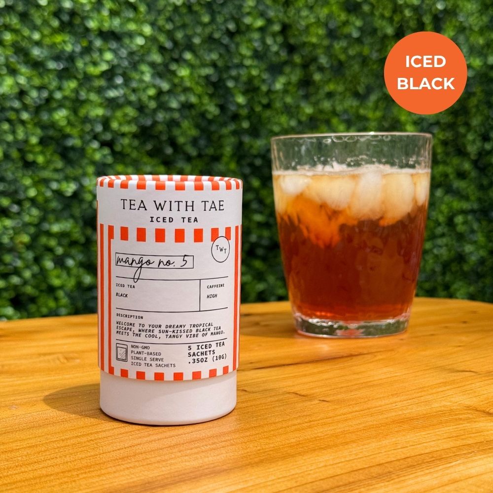 Mango No. 5 Iced Black Mini Tea Tube (5 iced sachets) - Tea with Tae