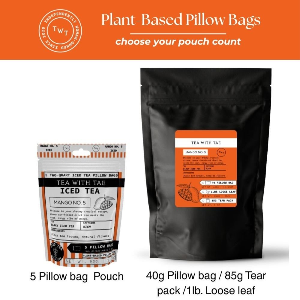 Mango No. 5 Iced Black Tea Pouch - Tea with Tae