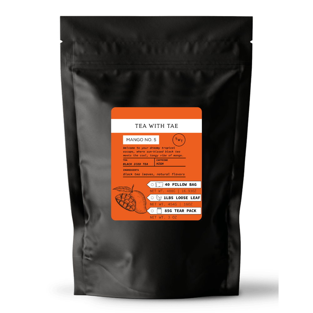 Mango No. 5 Iced Black Tea Pouch - Tea with Tae