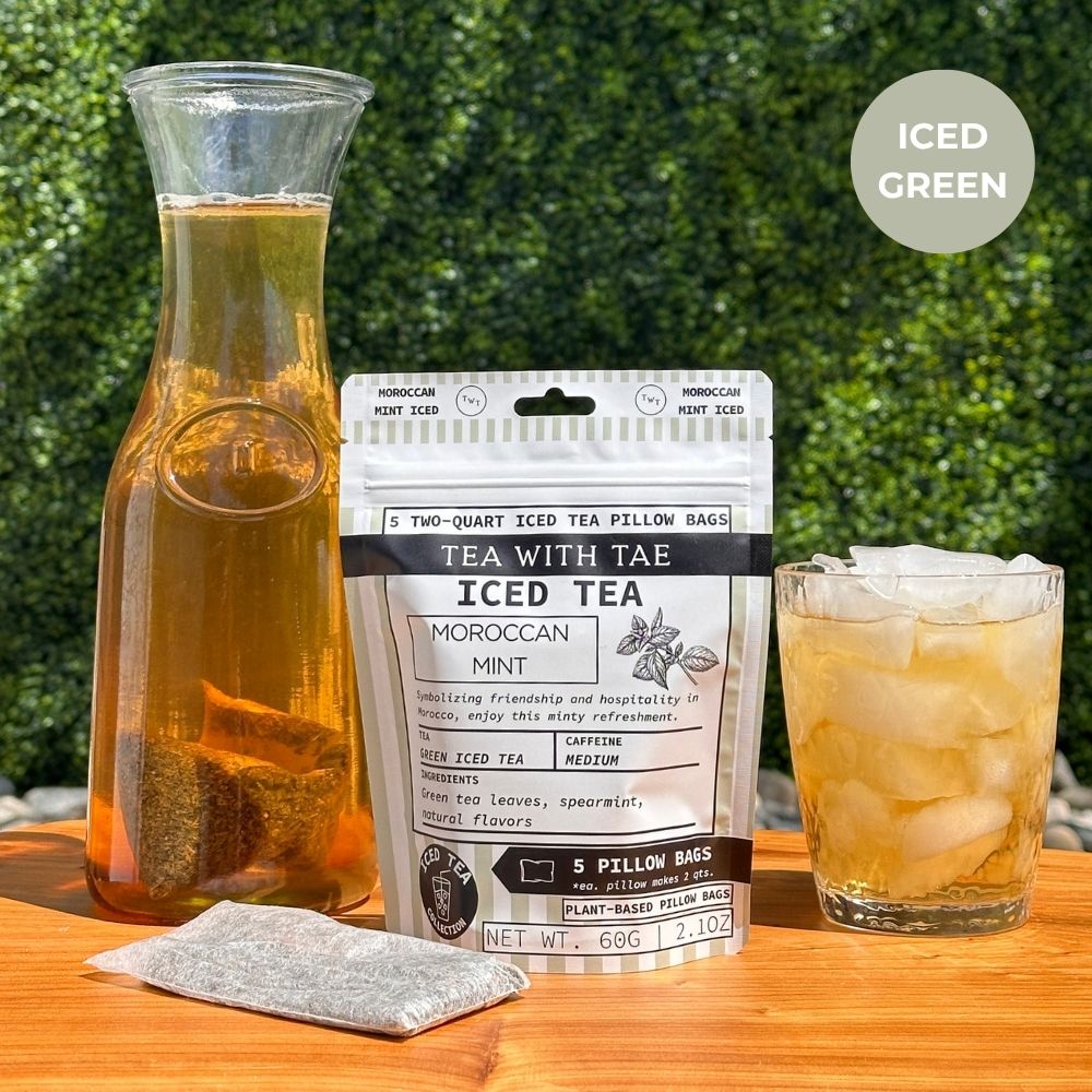 Moroccan Mint Green Iced Tea Pouch - Tea with Tae