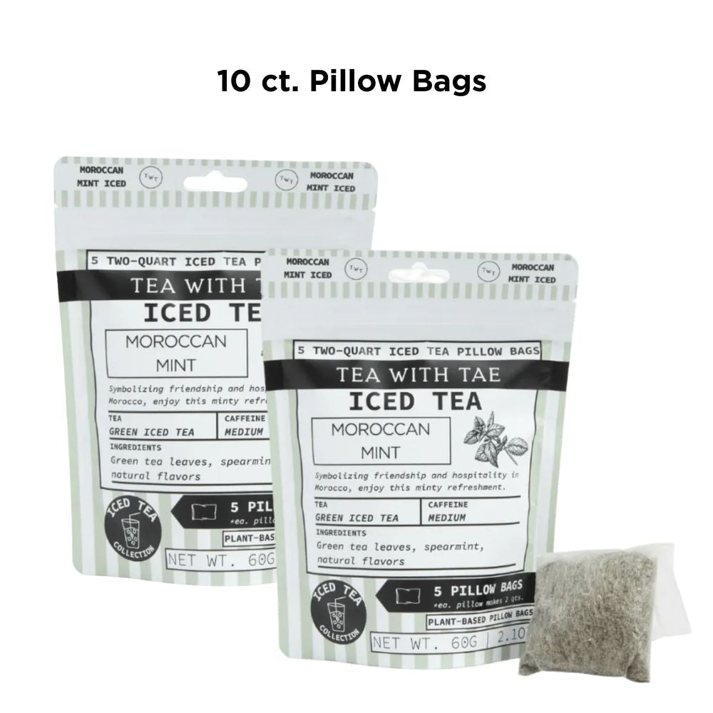 Moroccan Mint Green Iced Tea Pouch - Tea with Tae