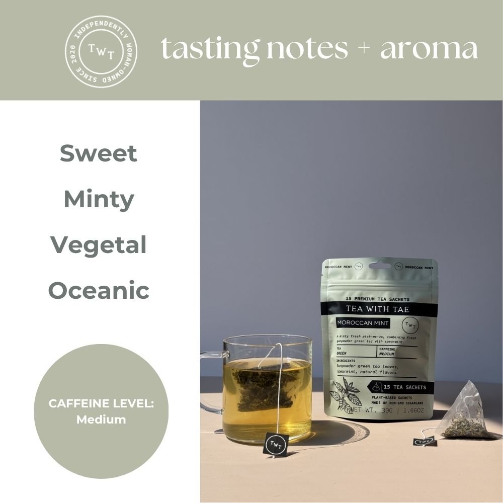 Moroccan Mint Hot Tea Pouch - Tea with Tae