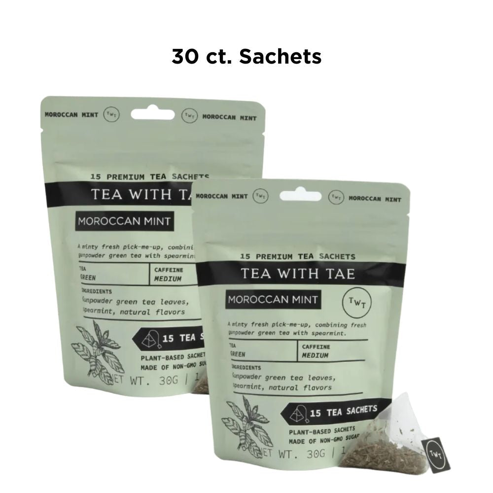 Moroccan Mint Hot Tea Pouch - Tea with Tae