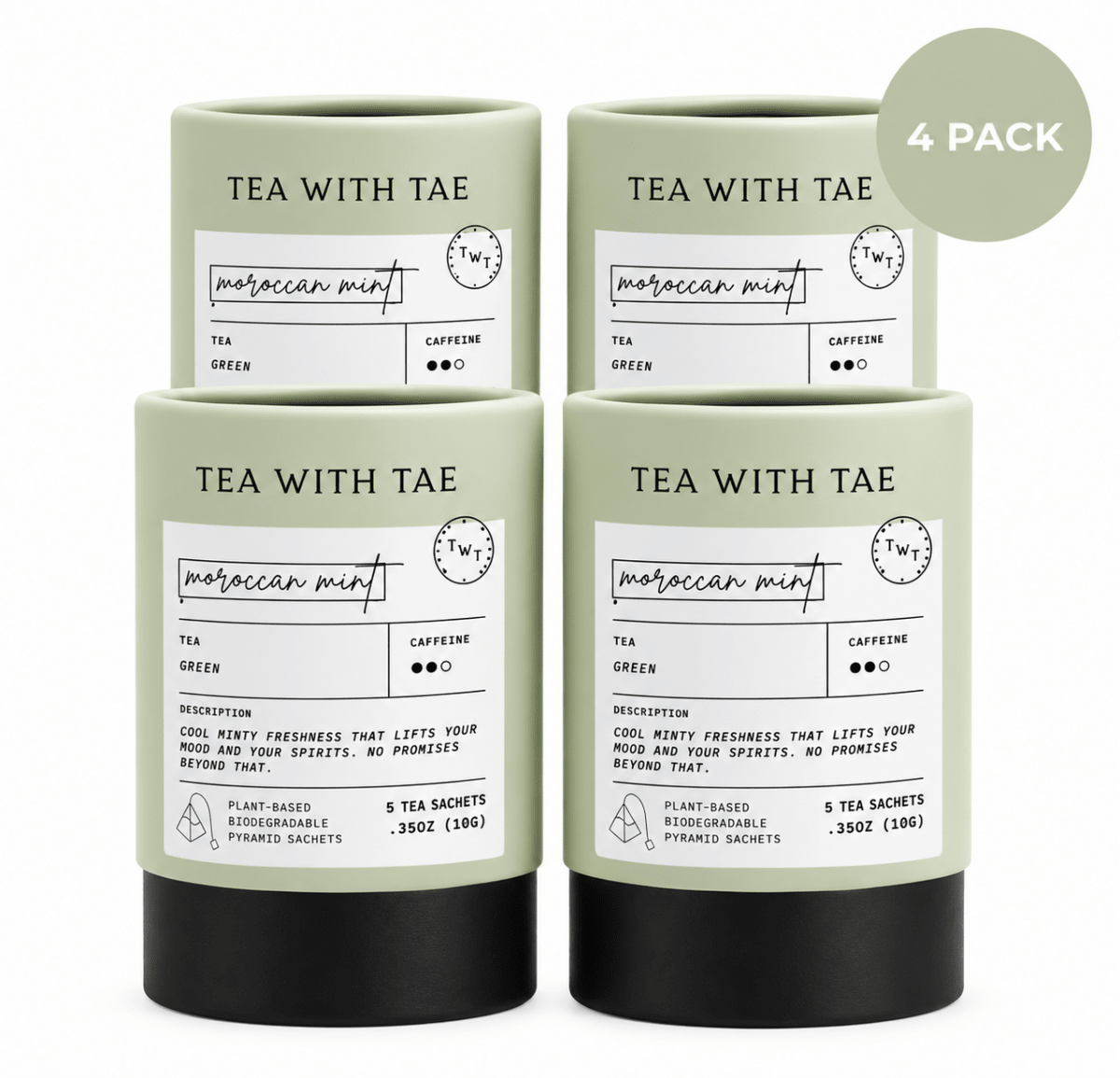 Moroccan Mint Mini Tea Tube (5 tea bags) - Tea with Tae