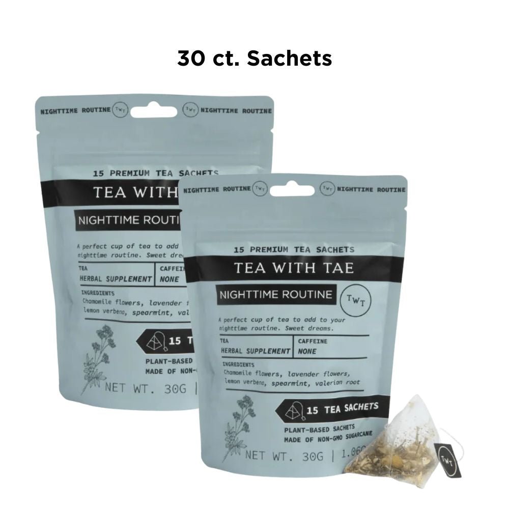Nighttime Routine Hot Tea Pouch - Tea with Tae