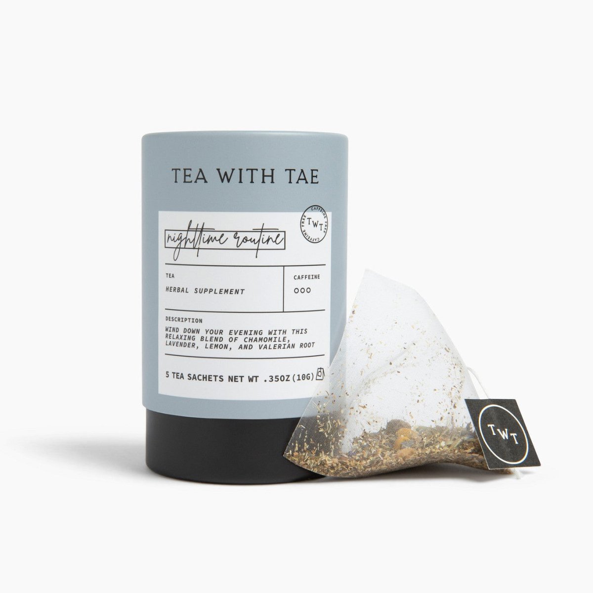 Nighttime Routine Mini Tube (5 tea bags) - Tea with Tae