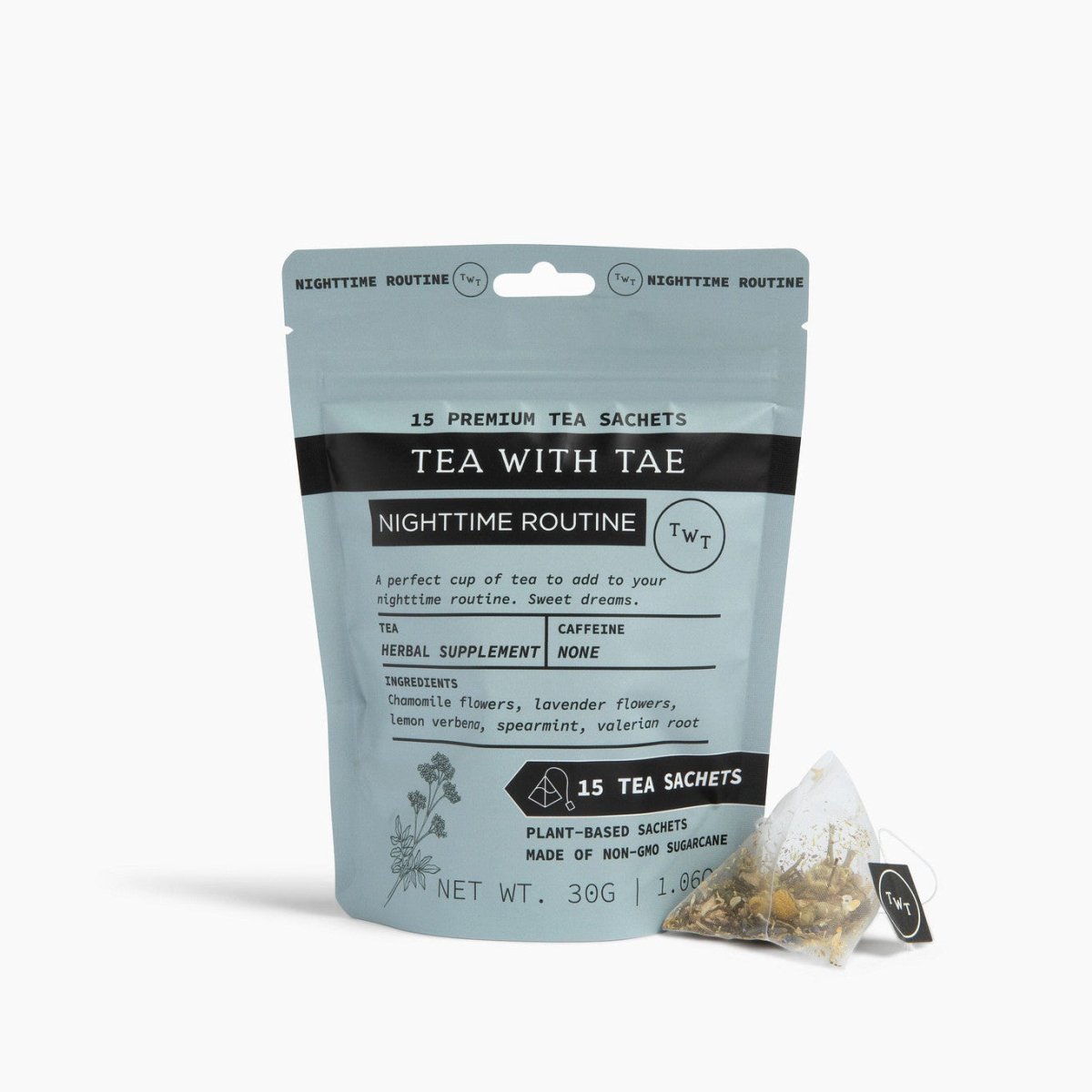 Nighttime Routine Pouch (15 tea bags) - Tea with Tae