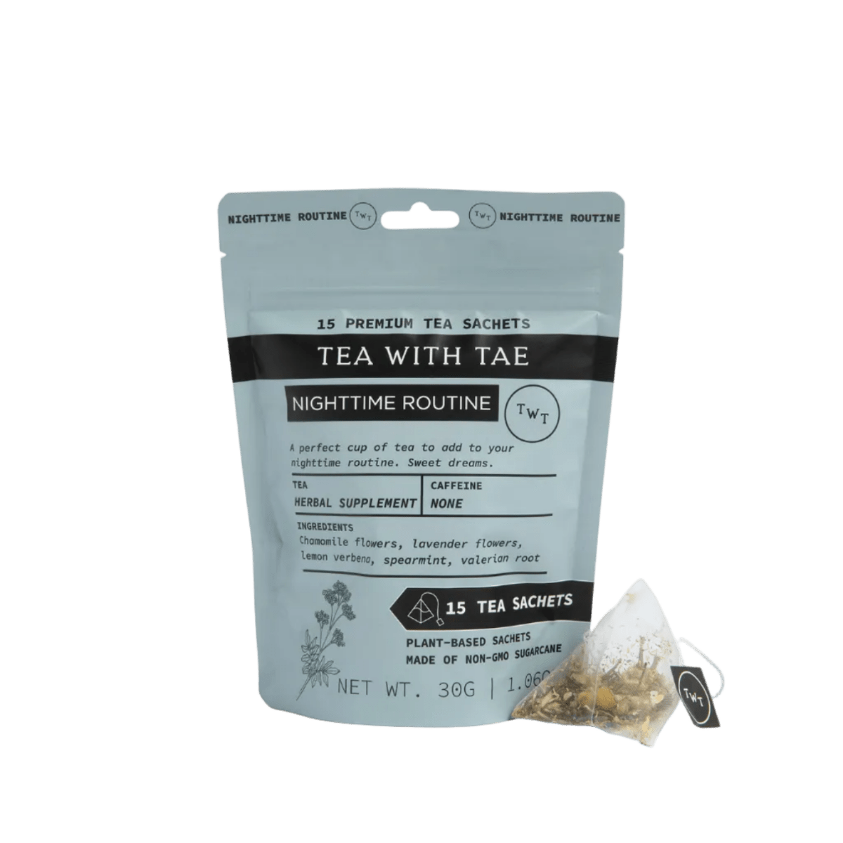 Nighttime Routine Pouch (15 tea bags) - Tea with Tae