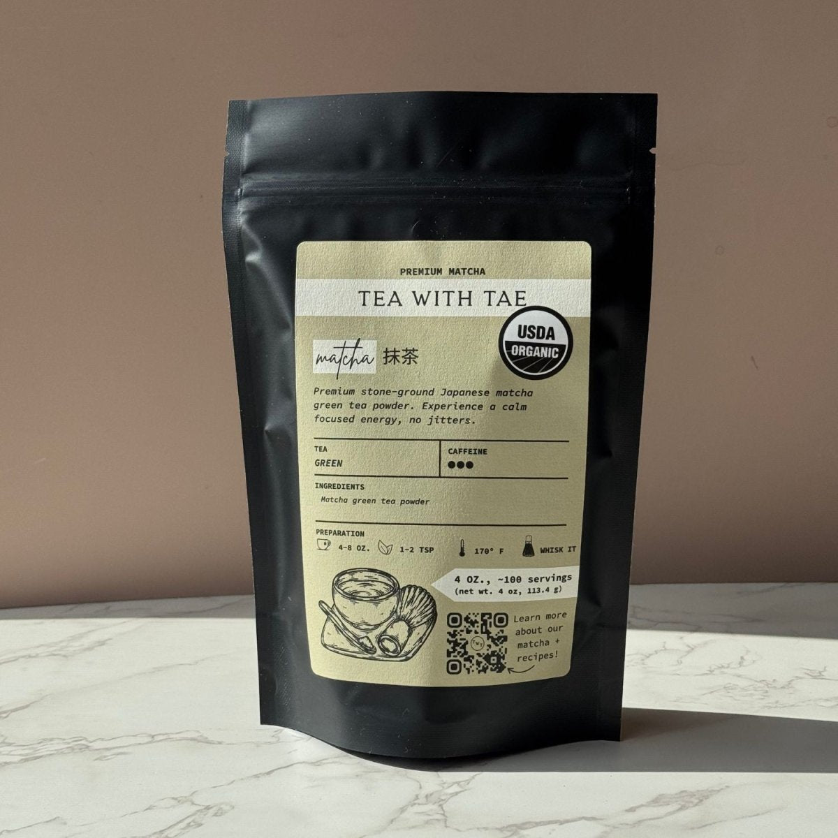 Organic Matcha Pouch - Tea with Tae