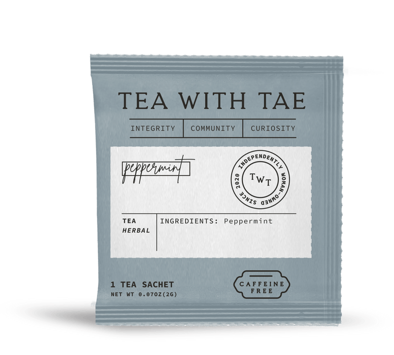 Peppermint 50 ct. Overwrap Bag - Tea with Tae