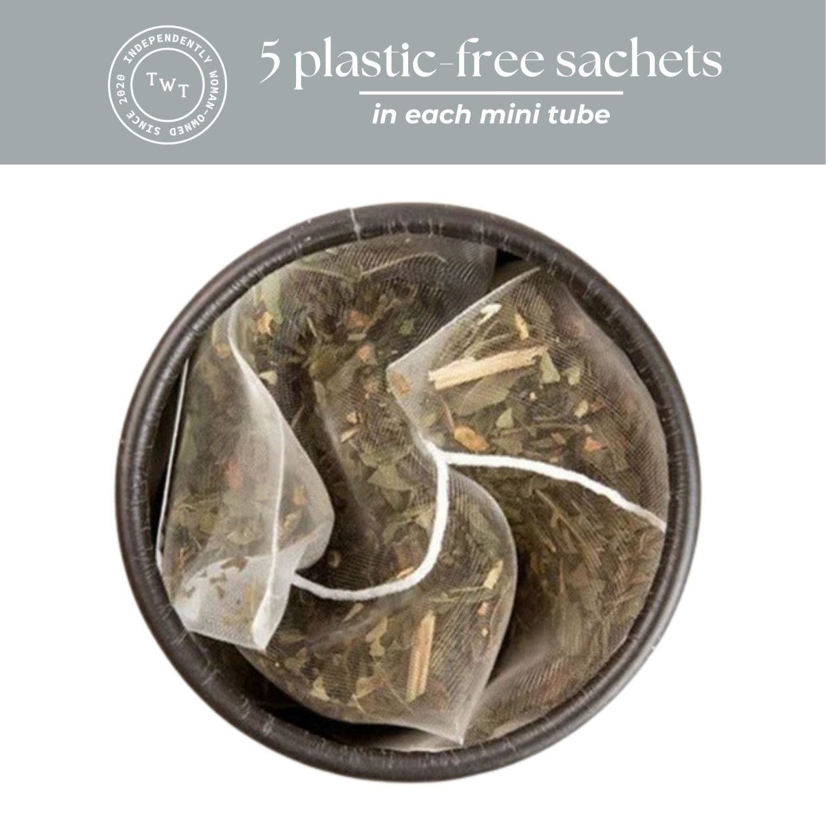 Peppermint Mini Tea Tube (5 tea bags) - Tea with Tae