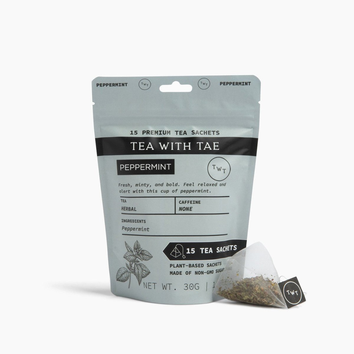 Peppermint Pouch (15 tea bags) - Tea with Tae