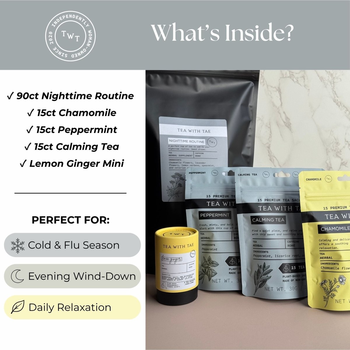Rest & Recovery Kit - Tea with Tae
