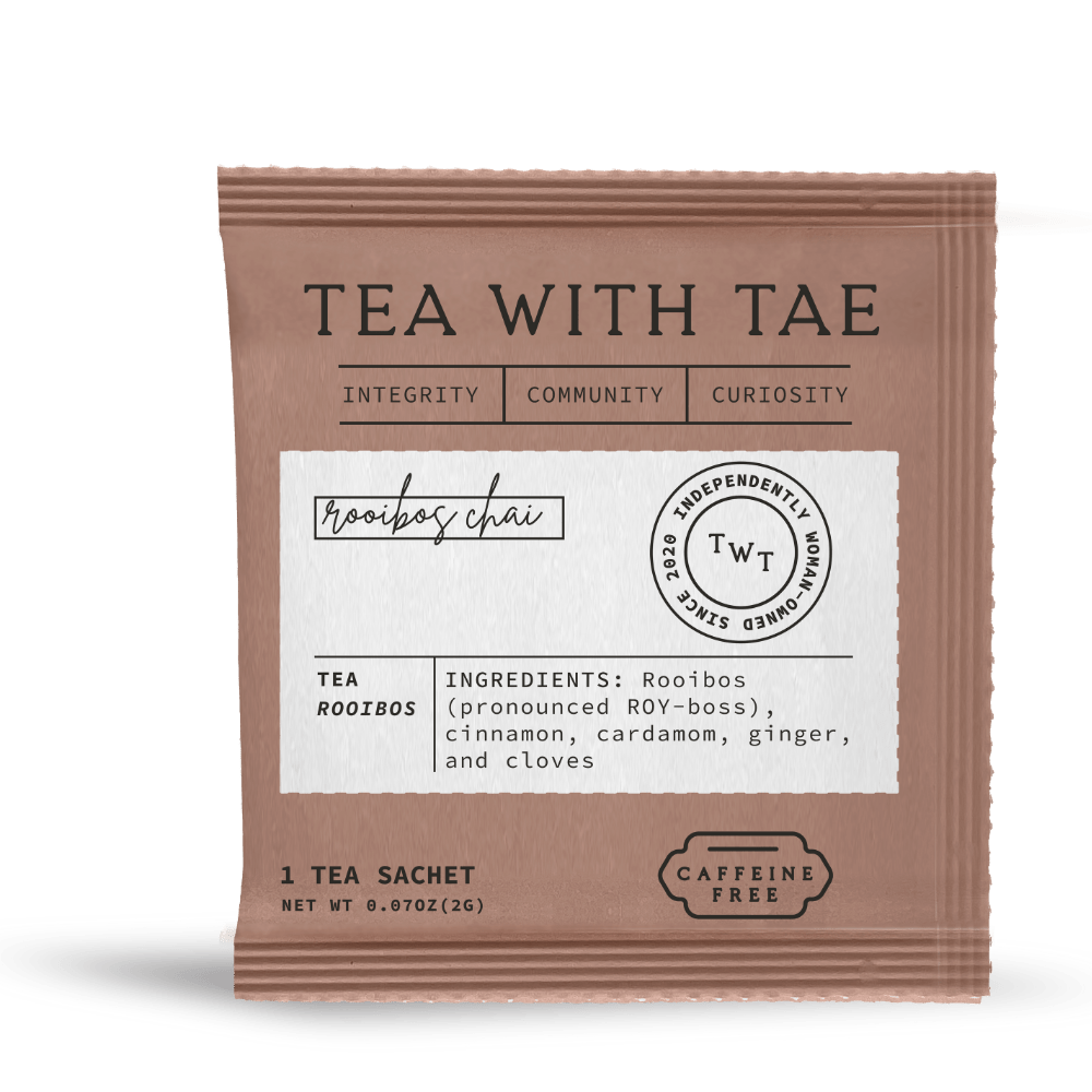Rooibos Chai 50 ct. Overwrap Bag - Tea with Tae