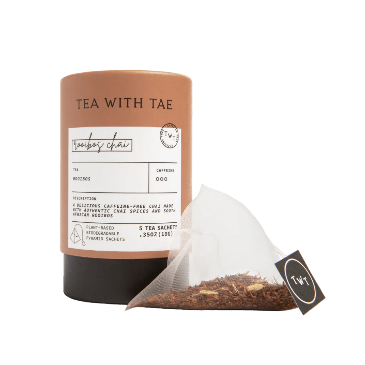 Rooibos Chai Mini Tea Tube (5 tea bags) - Tea with Tae
