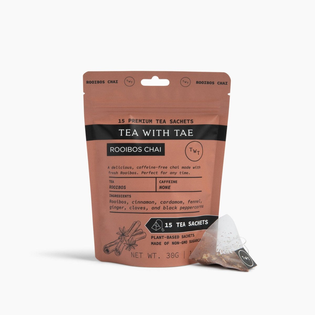 Rooibos Chai Pouch (15 tea bags) - Tea with Tae