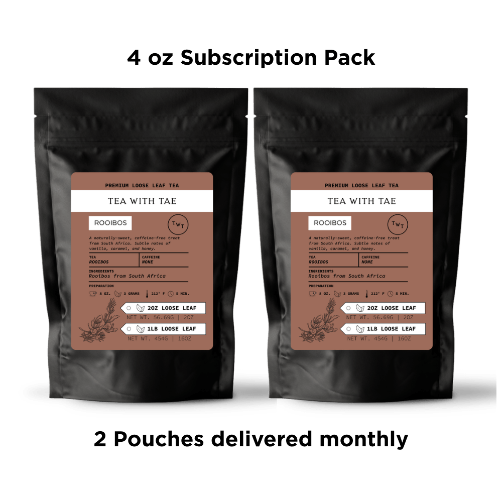 Rooibos Loose Leaf Tea Pouch (2oz. or 1lbs.) - Tea with Tae