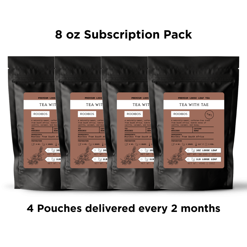 Rooibos Loose Leaf Tea Pouch (2oz. or 1lbs.) - Tea with Tae