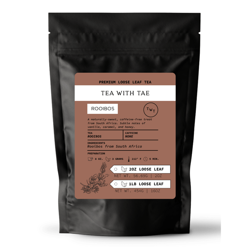 Rooibos Loose Leaf Tea Pouch (2oz. or 1lbs.) - Tea with Tae