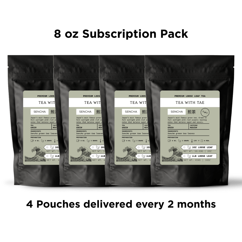 Sencha Green Tea Pouch (2oz. or 1lb.) - Tea with Tae
