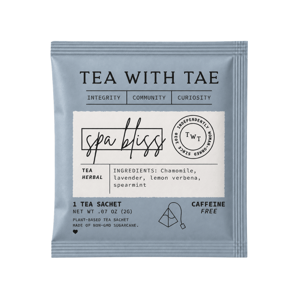 Spa Bliss 50 ct. Overwrap Bag - Tea with Tae