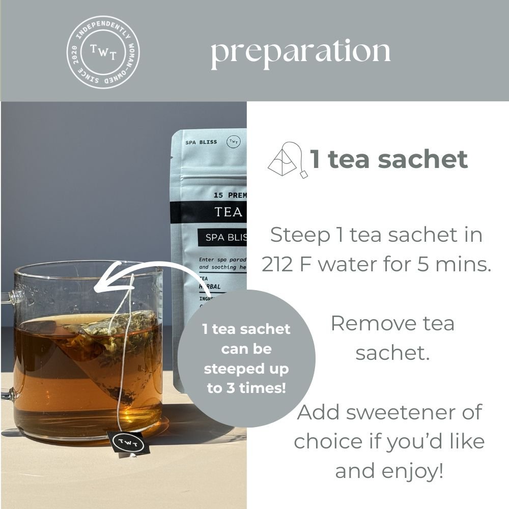 Spa Bliss Hot Tea Pouch - Tea with Tae
