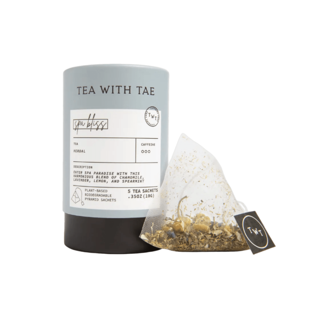 Spa Bliss Mini Tea Tube (5 tea bags) - Tea with Tae
