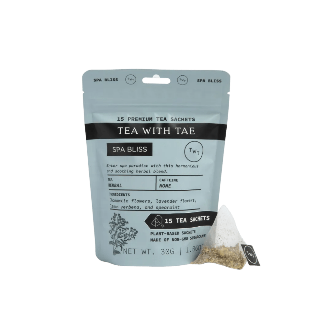 Spa Bliss Pouch (15 tea bags) - Tea with Tae