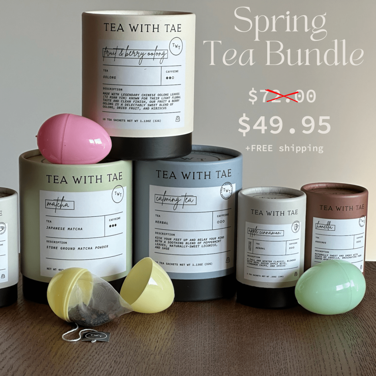 Spring Tea Bundle - Tea with Tae