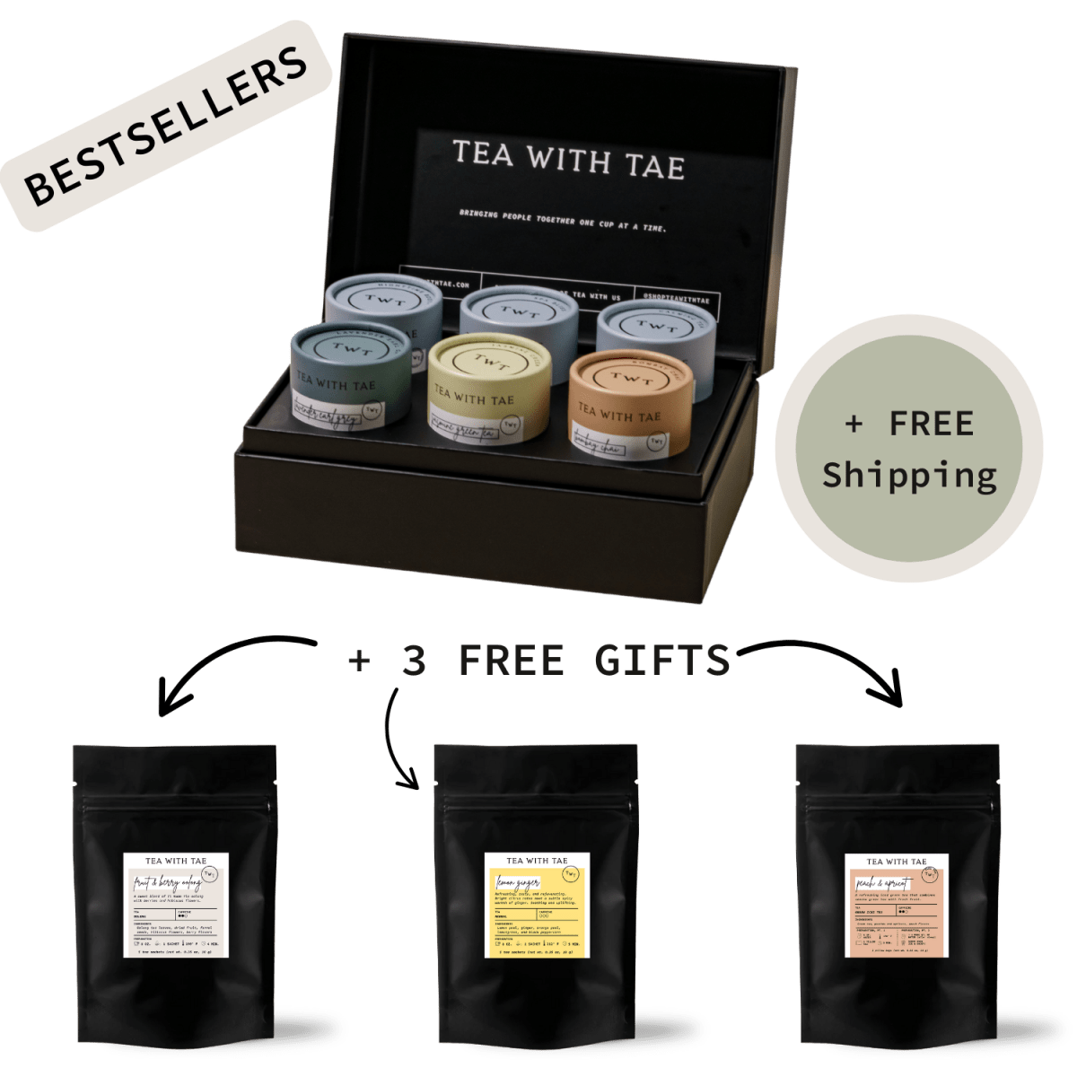 Starter Pack: Tea Bento Box (1 per customer) - Tea with Tae
